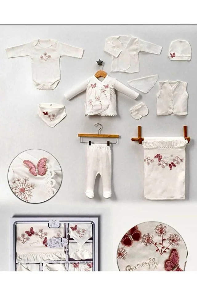 Zuhu Kelebek Nakıslı 11Lı Hastane Cıkısı